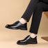 Men's Leather Oxford Shoes for Business and Office Wear Comfortable Slip-Resistant Flats